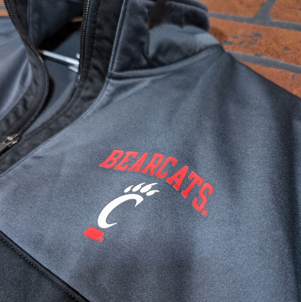 Champion Cincinnati Bearcats 1/4 Zip Pullover - Men's 2XL - Picture 2 of 9